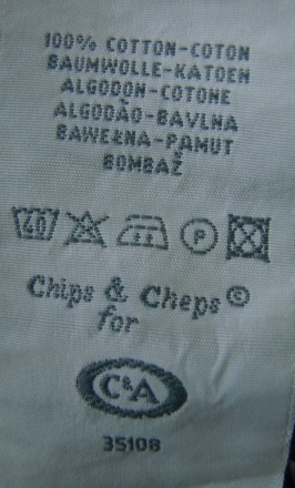 Джинси Джинси Chips & Cheps (for C&A), вживані, ріст 152 см. 100% cotton. . фото 7