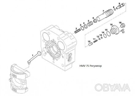 Клапан гідромотора Liebherr
Використовується на моделях екскаваторів-навантажува. . фото 1