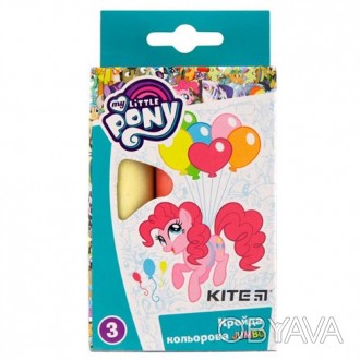 ел цветной Kite «My Little Pony» в яркой картонной упаковке. В упаковке 3 цветны. . фото 1