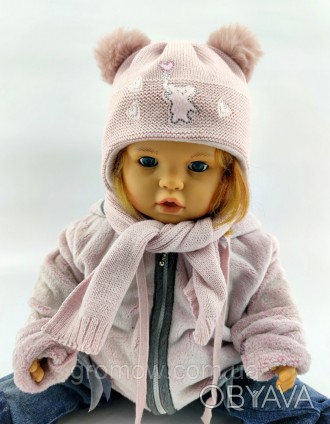 
 
Тёплая Польская шапка, детская для новорожденных. Очень приятная, мягкая и тё. . фото 1