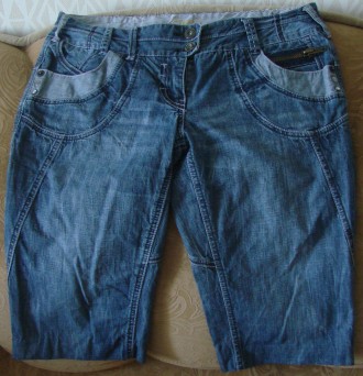 Шорти джинсові Crop next. Розмір 40 (12). 100% cotton. В ідеальному стані.
Пів . . фото 2