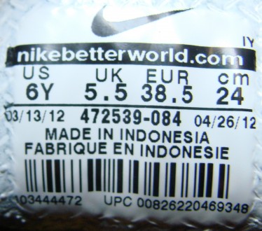 Бутси Nike T90. Розмір 38 (24 см). Спеціальна устілка дозволяє регулювати розмір. . фото 8
