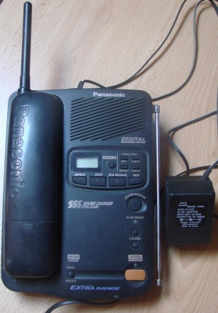 Стаціонарний радіотелефон з автовідповідачем Panasonic KX-TC276BX-B. Абсолютно с. . фото 2