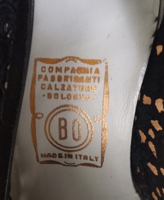 Елегантні мереживні туфлі BO, Bolognna, Italy. Розмір 37,5 (24 см).
Верх - мере. . фото 7