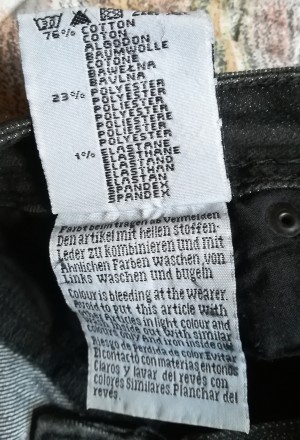 Джинси темно-сірі Hydee Jeans. Розмір 38. 76% cotton, 23% polyester, 1% elastane. . фото 7