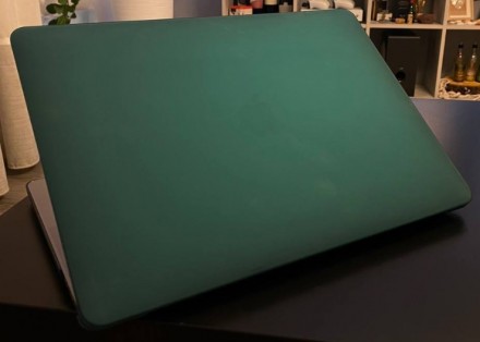 Чехол Soft Touch Matte Dark Green Хаки для планшета MacBook Pro 13 2016-20 A1706. . фото 3
