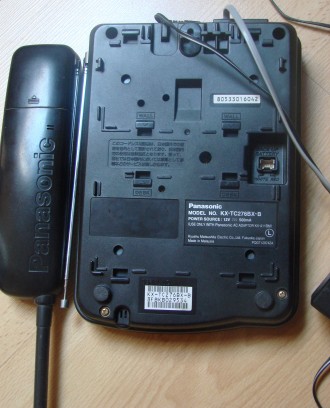 Стаціонарний радіотелефон Panasonic KX-TC276BX-B. Абсолютно справний, але НЕ пов. . фото 5