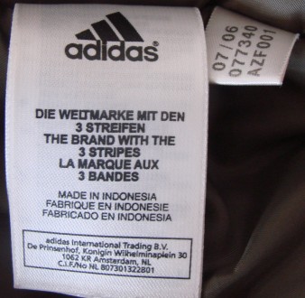 Куртка зимова adidas. Оригінал (з голограмою). Made in Indonesia.
Ріст - 170-17. . фото 8
