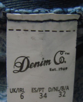 Джинси Denim Co. Розмір 34. Skinny. 75% cotton, 23% polyester, 2% elastane. У ві. . фото 5