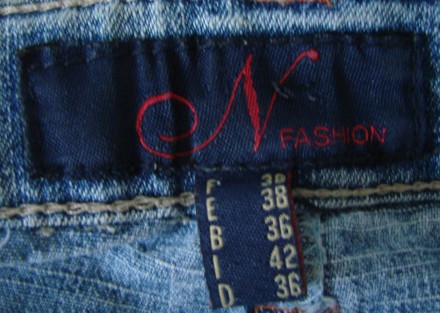 Джинси класичні N Fashion. Розмір 36. 95% cotton, 5% elastane. У відмінному стан. . фото 5