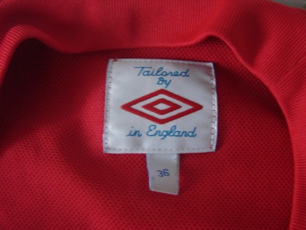 Футболка червона Umbro, England, 99 Evans :). Оригінал! Стан - як нова! Розмір 3. . фото 5