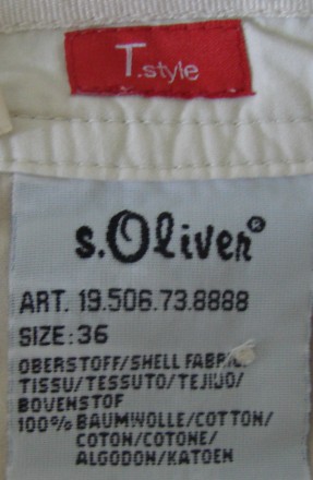 Капрі S.Oliver. Розмір 36. 100% cotton. В ідеальному стані.
Пів обхват талії (з. . фото 5