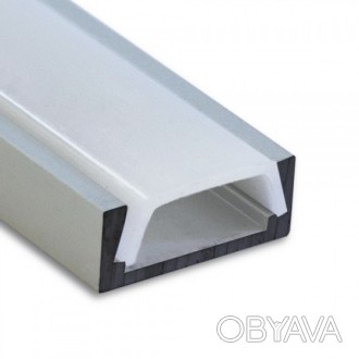 Алюминиевый накладной низкий профиль для светодиодной ленты. . фото 1