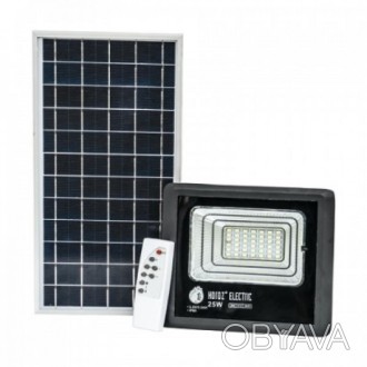 Прожектор светодиодный на солнечной батарее "TIGER-25" 25W 6400KАвтономный, моби. . фото 1