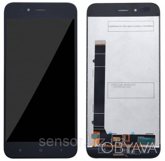 Дисплейний модуль для смартфона Xiaomi Mi A1 / Mi5x Колір чорний. . фото 1