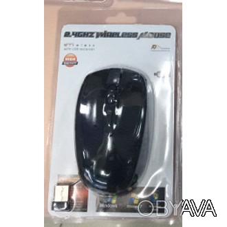 Беспроводная мышь Wireless 4D 2.4 GHZ Black (Черный) - незаменимая вещь для прия. . фото 1