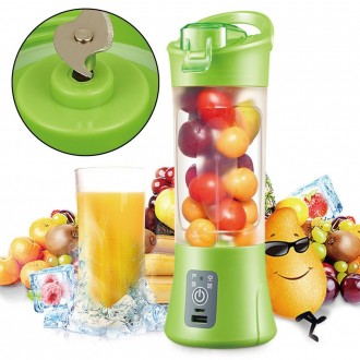 Фітнес-блендер Smart Juice Cup Fruits Портативний міксер, шейкер з USB шейкер для соку. Київ. фото 1