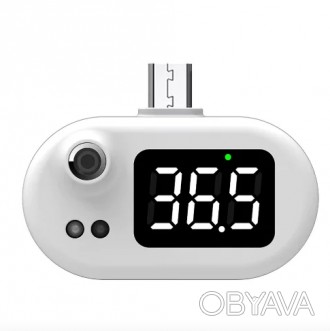 Термометр беcконтактный для тела K8 белый с подключением в телефон
Бесконтактный. . фото 1