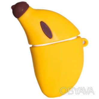 Чехол для наушников Airpods case emoji series (Banana). . фото 1