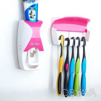 Автоматичний дозатор зубної пасти
Матеріал пластик
Розміри товару: дозатор ― 15X. . фото 1