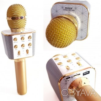 Оригінальний бездротової мікрофон караоке Wster WS-1688 - це оригінальне пристрі. . фото 1
