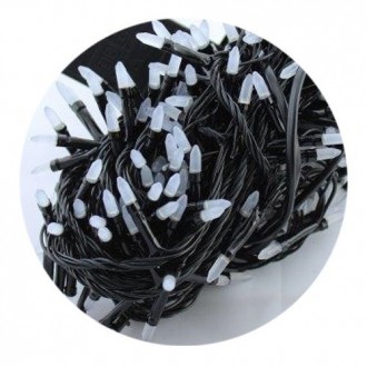 Новогодняя светодиодная гирлянда W-3 белая 200Led. Киев. фото 1 Новогодняя светодиодная гирлянда W-3 белая 200Led. Киев. фото 1