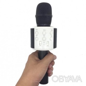Беспроводной Bluetooth And Hifi микрофон караоке WS 858-1 (Черный). Вы ищете мик. . фото 1