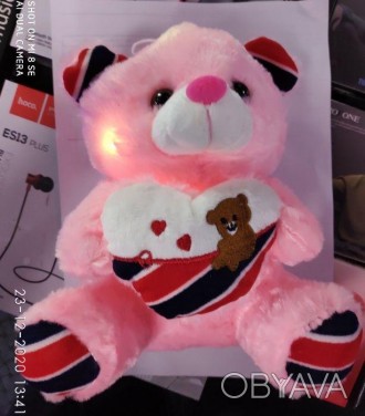 Кумедна м'яка іграшка Ведмідь світиться Tedd 22 див.  
 
Мягкая забавная игрушка. . фото 1