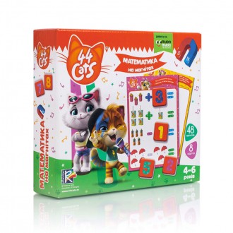 Гра розвиваюча Vladi Toys Математика на магнітах. 44 Кота (VT5411-08). Біла Церква. фото 1 Гра розвиваюча Vladi Toys Математика на магнітах. 44 Кота (VT5411-08). Біла Церква. фото 1