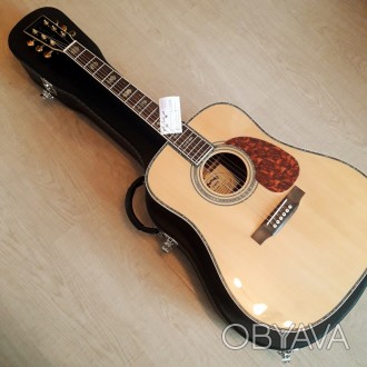 Акустическая гитара Martin D45 China. С логотипом, инкрустация. 
Дека сделана с . . фото 1