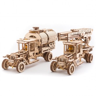 Механические 3D пазлы UGEARS - Набор дополнений к модели «Грузовик UGM-11». Благовещенское. фото 1 Механические 3D пазлы UGEARS - Набор дополнений к модели «Грузовик UGM-11». Благовещенское. фото 1