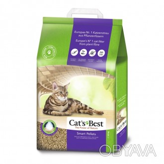 Наполнитель древесный Cats Best Smart Pellets 20 литров.Міні гранули, які не при. . фото 1