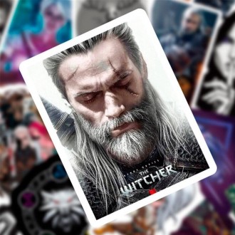 Набор стикеров GameStyle Ведьмак The Witcher, Сири, Геральт, Йеннифер Stickers P. . фото 4