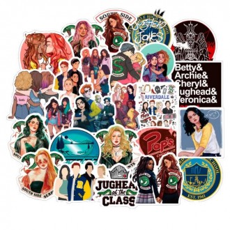 Набор стикеров GameStyle Riverdale, Ривердейл Stickers Pack Интерьерные Наклейки. . фото 2