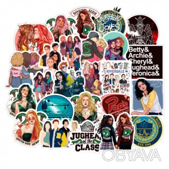 Набор стикеров GameStyle Riverdale, Ривердейл Stickers Pack Интерьерные Наклейки. . фото 1