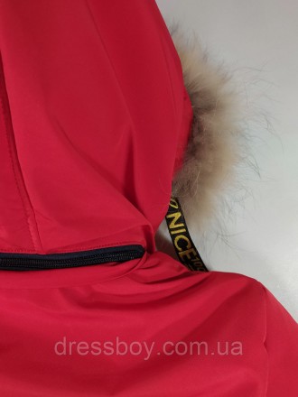 Куртка зимняя удлинённая с натуральной опушкой для мальчиков подросткового возра. . фото 6
