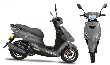 Скутер FORTE NEW JOG 80CC серый. Киев. фото 1 Скутер FORTE NEW JOG 80CC серый. Киев. фото 1
