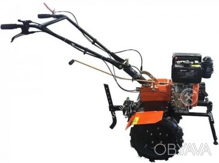 Культиватор бензиновый Forte 1050GDIF, колеса 10', 7 л.с. (оранжевый) Инструмент. . фото 1
