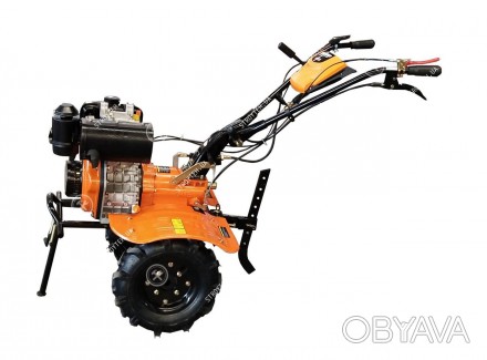 Культиватор дизельный Forte 1050S, колеса 8', 5 л.с. (оранжевый) Привод - шестер. . фото 1