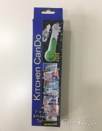 Универсальная открывалка консервный нож 7 в 1 Kitchen CanDo, для открывания любы