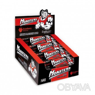 Monsters Strong Max - Украинские батончики с европейским международным сертифика. . фото 1