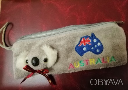 Продам новый пенал, с чудесным коалой, привезён из Австралии. Пенал на подкладке. . фото 1