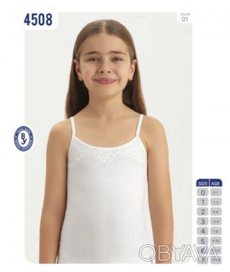 
Майка для девочки арт. 4508-01– это стильная одежда популярной торговой марки B. . фото 1