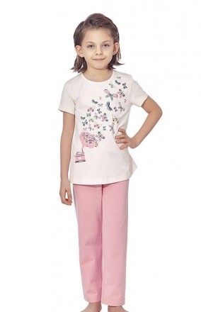 Піжама для дівчинки Арт 9327-248 Світло рожевий
Склад: 95% бавовна 5% еластан
Ро. . фото 3