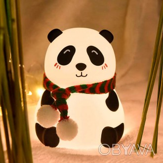 Силіконовий нічник світильник дитяча панда
Світильник панда, щоб увімкнути його:. . фото 1