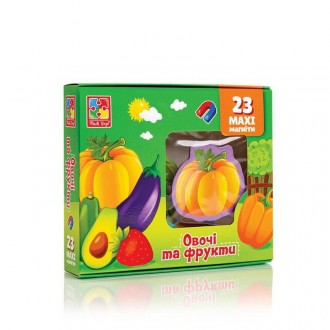 Набір магнітів Овочі та фрукти Укр Vladi Toys. Одеса. фото 1 Набір магнітів Овочі та фрукти Укр Vladi Toys. Одеса. фото 1
