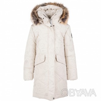 Светоотражающее зимнее пальто Lenne Doreen 21365-5055 с очень высоким воротником. . фото 1