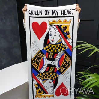 Полотенце Королева моего сердца 150х70 см
Полотенце с классным принтом Королева . . фото 1