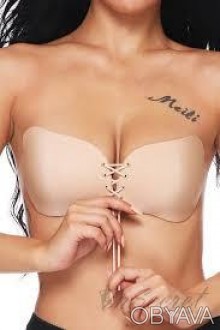 Силиконовый бюстгальтер без бретелей Free bra cloth invisibleСамоклеющийся BRA с. . фото 1