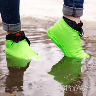 
Силиконовые чехлы для обуви L / Бахилы для обуви / / Чехлы на обувь от грязи и . . фото 1